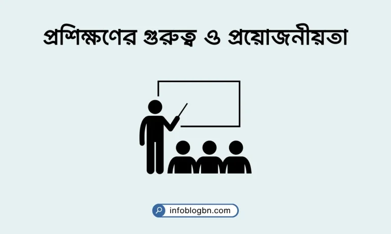 প্রশিক্ষণের গুরুত্ব ও প্রয়োজনীয়তা