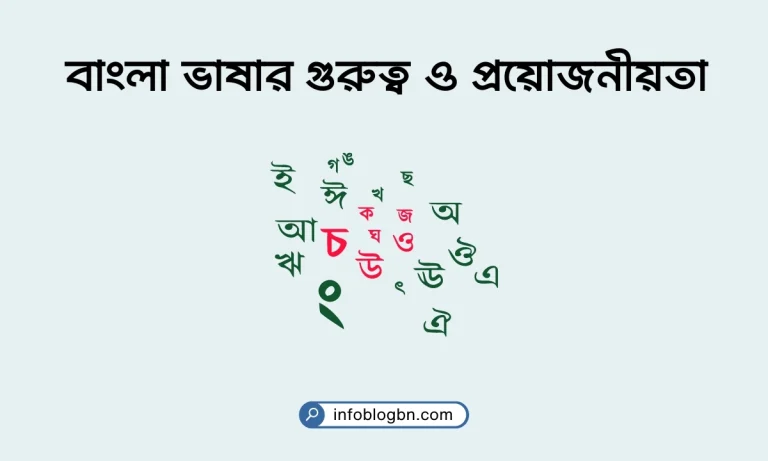 বাংলা ভাষার গুরুত্ব ও প্রয়োজনীয়তা