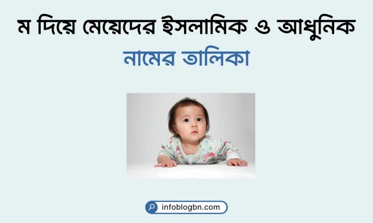 ম দিয়ে মেয়েদের ইসলামিক ও আধুনিক নামের তালিকা